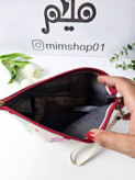 کیف آرایشی چرم فانتزی