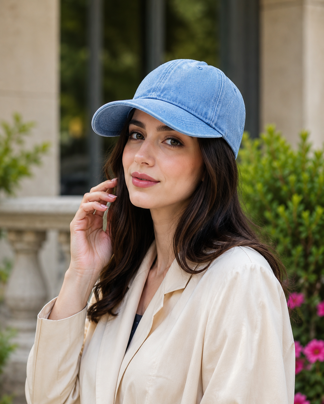 کلاه کپ جین ساده یونیسکس مدل کلاسیک