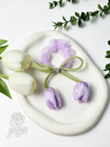 کشمو حریر با آویز گل لاله 🌷